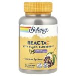 Reacta C с черной бузиной, 120 вегетарианских капсул — Solaray