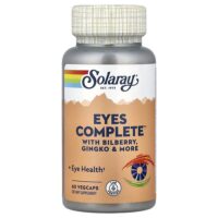 Eyes Complete™, с черникой, гинкго и другими ингредиентами, 60 растительных капсул — Solaray