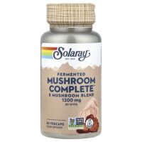 Fermented Mushroom Complete™, 60 растительных капсул — Solaray