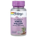 Vital Extracts, белая ива, 60 вегетарианских капсул — Solaray