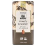 тёмный шоколад с миндалём и морской солью, 72% какао, 85 г (3 унции) — Endangered Species Chocolate