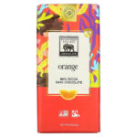 Плитка темного шоколада, апельсин, 60% какао, 85 г (3 унции) — Endangered Species Chocolate