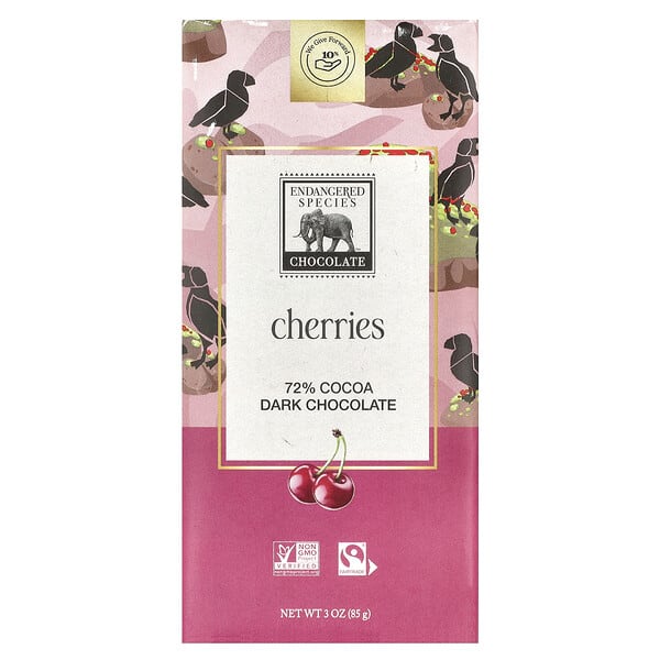 spc20000_v_13.jpg темный шоколад с вишней, 72% какао, 85 г (3 унции) — Endangered Species Chocolate