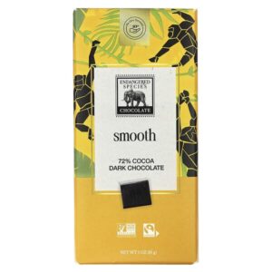 нежный тёмный шоколад, 72% какао, 85 г — Endangered Species Chocolate