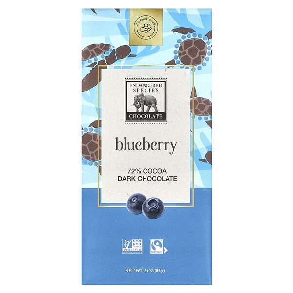 spc24238_v_14.jpg голубика в черном шоколаде, 72 % какао, 85 г (3 унций) — Endangered Species Chocolate