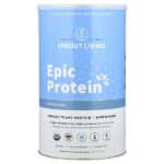 Epic Protein®, органический растительный протеин и суперфуды, оригинальный, 912 г (2 фунта) — Sprout Living