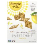 Sweet Thins®, мука из семян и орехов, со вкусом лимона, 120 г (4,25 унции) — Simple Mills