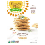 Крекеры из органической муки, оригинальные, 4,25 унции (120 г) — Simple Mills