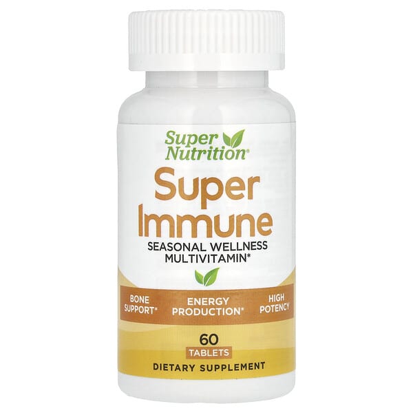 spn02014_v_61.jpg Super Immune, высокоэффективные мультивитамины с глутатионом, минералами и травами для укрепления иммунитета, 60 таблеток — Super Nutrition