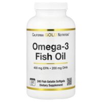 рыбий жир с омега-3, триглицерид Vivomega, 1000 мг, 240 рыбных капсул — California Gold Nutrition
