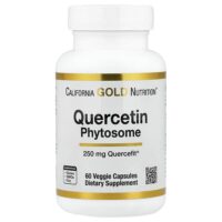 Quercetin Phytosome Quercefit®, фитосомы кверцетина, 250 мг, 60 растительных капсул — California Gold Nutrition