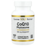 фитосомы коэнзима Q10, 300 мг, 60 растительных капсул — California Gold Nutrition