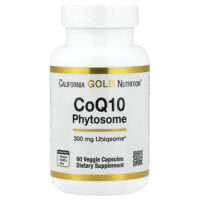 фитосомы коэнзима Q10, 300 мг, 60 растительных капсул — California Gold Nutrition