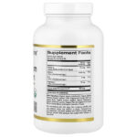 Органический кальций и магний плюс витамины D3 и K2, 180 таблеток — California Gold Nutrition — изображение 2