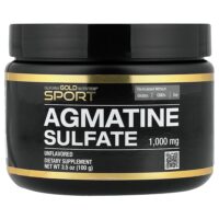 Sport, сульфат агматина, без добавок, 100 г (3,5 унции) — California Gold Nutrition
