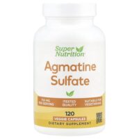 сульфат агматина, 750 мг, 120 растительных капсул — Super Nutrition