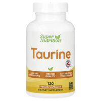 таурин, 120 растительных капсул (500 мг в 1 капсуле) — Super Nutrition