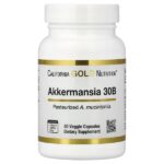 Akkermansia 30B, аккермансия, 30 вегетарианских капсул (150 мг в 1 капсуле) — California Gold Nutrition