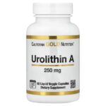 уролитин A, 250 мг, 60 растительных капсул с жидкостью — California Gold Nutrition