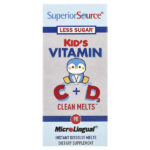 Baby Vitamin C и D3 Clean Melts™, 90 быстрорастворимых таблеток — Superior Source