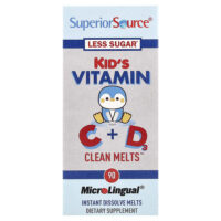 Baby Vitamin C и D3 Clean Melts™, 90 быстрорастворимых таблеток — Superior Source