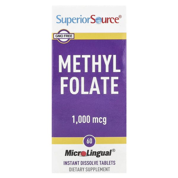 sps90250_v_56.jpg метилфолат, 1000 мкг, 60 таблеток — Superior Source