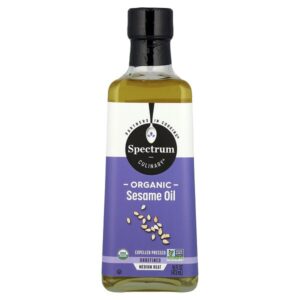 Органическое кунжутное масло, нерафинированное, 473 мл (16 жидк. Унций) — Spectrum Culinary