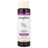 Restore & Volume Shampoo, Biotin & Superfruit, 16 fl oz (473 ml) — Soapbox