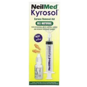 Kyrosol, средство для удаления ушной серы, без спирта, набор из 5 предметов — NeilMed