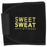 Sweet Sweat®, триммер для талии, средний, черный и желтый, 1 шт. — Sports Research