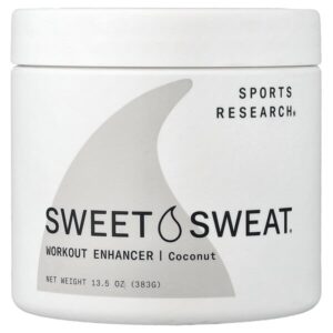 "Sweet Sweat", предтренировочный комплекс с кокосовым вкусом, 13,5 унций (383 г) — Sports Research