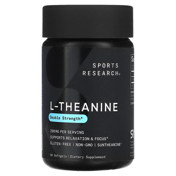 sre01017_v_65.jpg L-теанин, 200 мг, 60 капсул — Sports Research