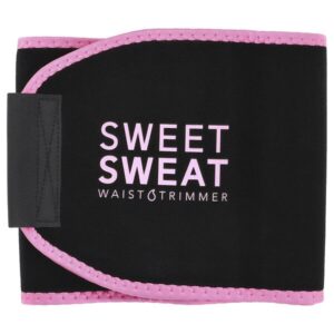 Sweet Sweat, пояс для похудения, средний, черного и розового цвета, 1 шт. — Sports Research