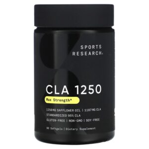 КЛК 1250, максимальная эффективность, 1250 мг, 90 капсул — Sports Research