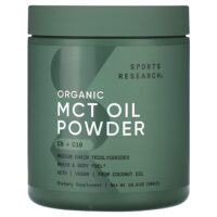 органическое масло MCT в порошке, 300 г (10,6 унции) — Sports Research