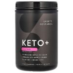 Keto +, фруктовый пунш, 315 г (11,1 унции) — Sports Research