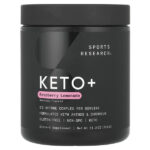 Keto +, малиновый лимонад, 318 г (11,2 унции) — Sports Research
