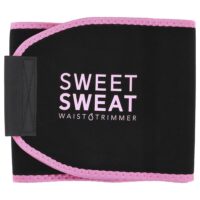 Sweet Sweat, пояс для похудения, маленький, черный и розовый, 1 шт. — Sports Research