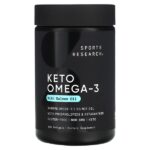 кето омега с рыбьим жиром дикой красной нерки, 120 мягких таблеток — Sports Research