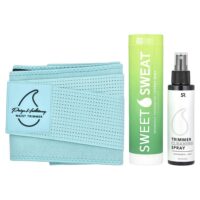 Sweet Sweat®, триммер для талии Paige Hathaway, размер XS / S, синий, комплект из 3 предметов — Sports Research