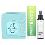 Sweet Sweat®, триммер для талии Paige Hathaway, XL / XXL, синий, комплект из 3 предметов — Sports Research