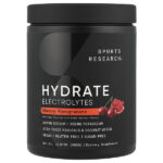 Hydrate, электролиты, вишня и гранат, 450 г (15,87 унции) — Sports Research