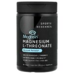 Magtein®, L-треонат магния, 90 растительных капсул (666 мг в 1 капсуле) — Sports Research