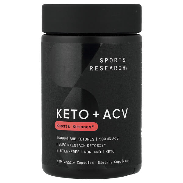 sre09179_v_8.jpg кетодиета + яблочный уксус, 120 растительных капсул — Sports Research