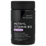 метил витамин B12, 2000 мкг, 120 растительных капсул с жидкостью — Sports Research