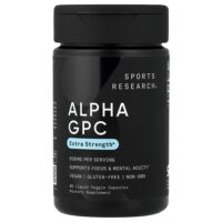 альфа-ГФХ, 60 растительных капсул с жидкостью (315 мг в 1 капсуле) — Sports Research