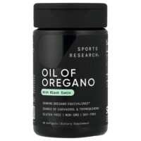 масло орегано с черным тмином, 60 капсул — Sports Research