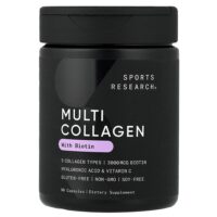 Multi Collagen, коллаген с биотином, 90 капсул — Sports Research