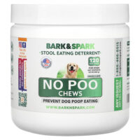 No Poo Chews, для собак, со вкусом курицы, 120 жевательных таблеток, 264 г (9,3 унции) — Bark&Spark
