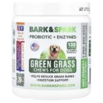 Green Grass Chews, For Dogs, Chicken, 120 Soft Chews, 8.46 oz (240 g) — Bark&Spark